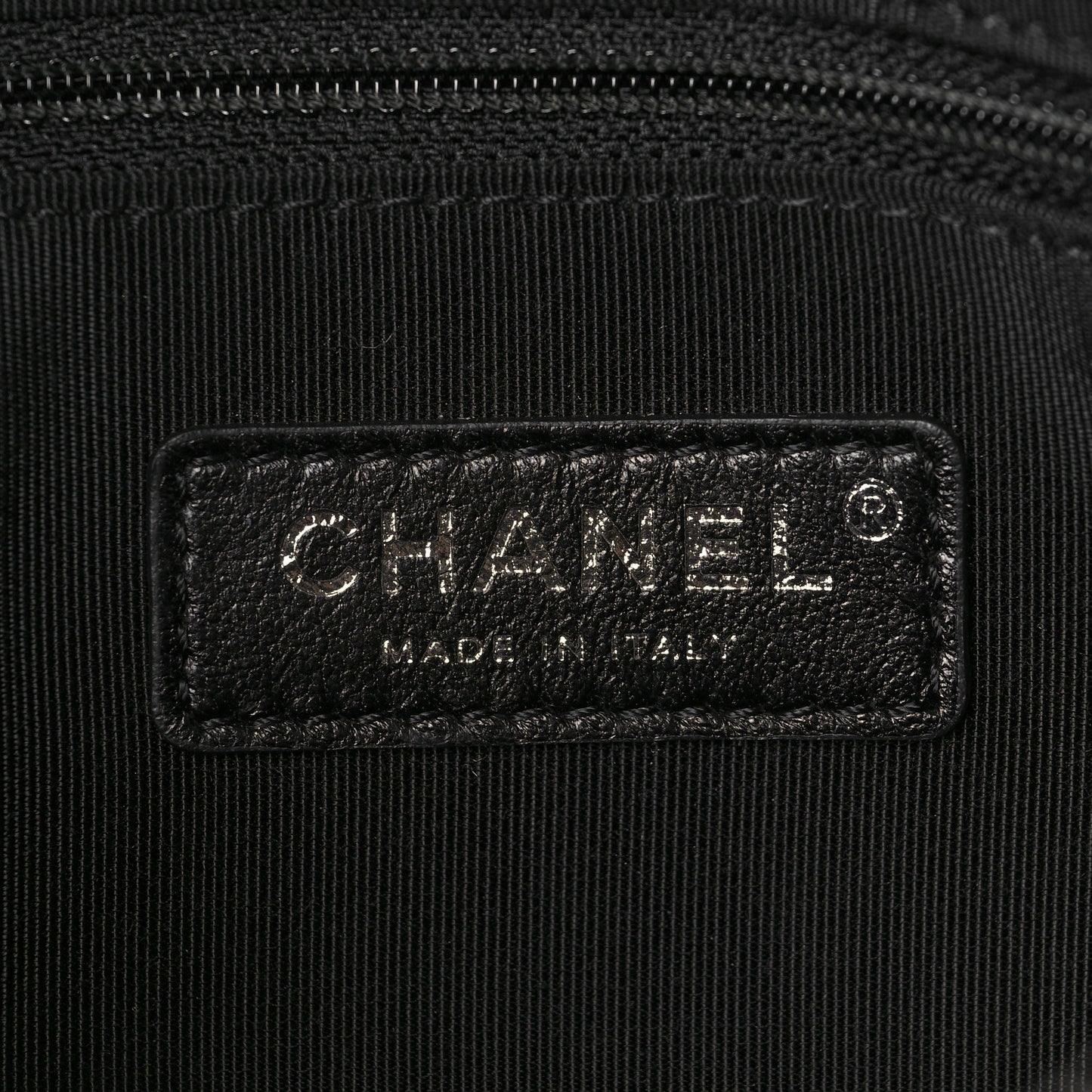 Calfskin Chain 20s Signe Waist Bag Black