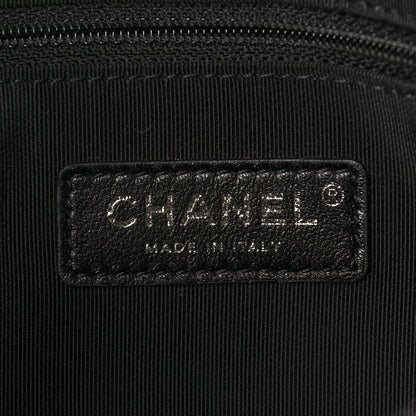 Chanel Calfskin Chain 20s Signe Waist Bag Black 6 of 9