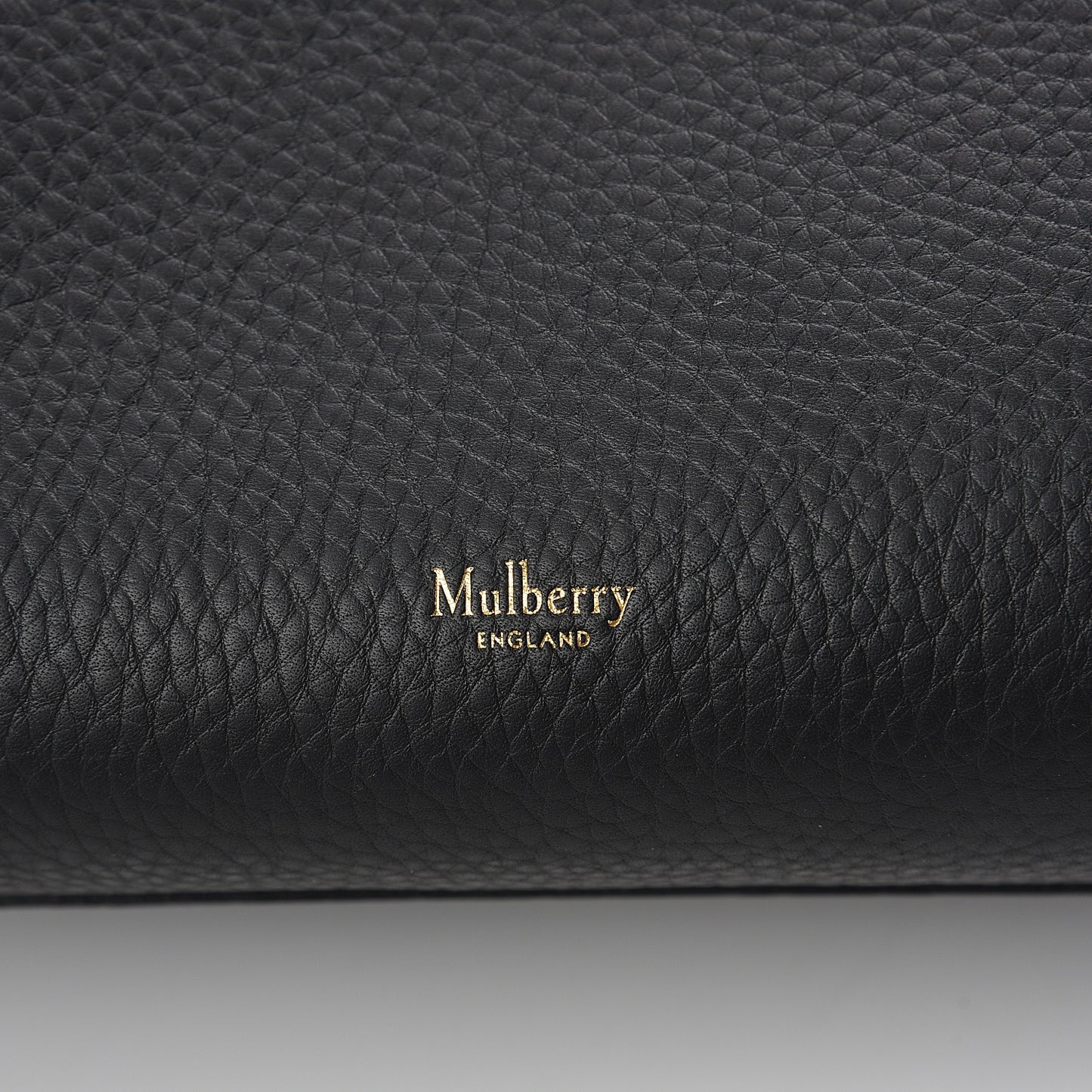 Heavy Grain Iris Tote Midnight Black
