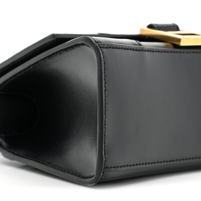 Balenciaga Shiny Box Calfskin Hourglass Top Handle Bag XS Black 10 of 13