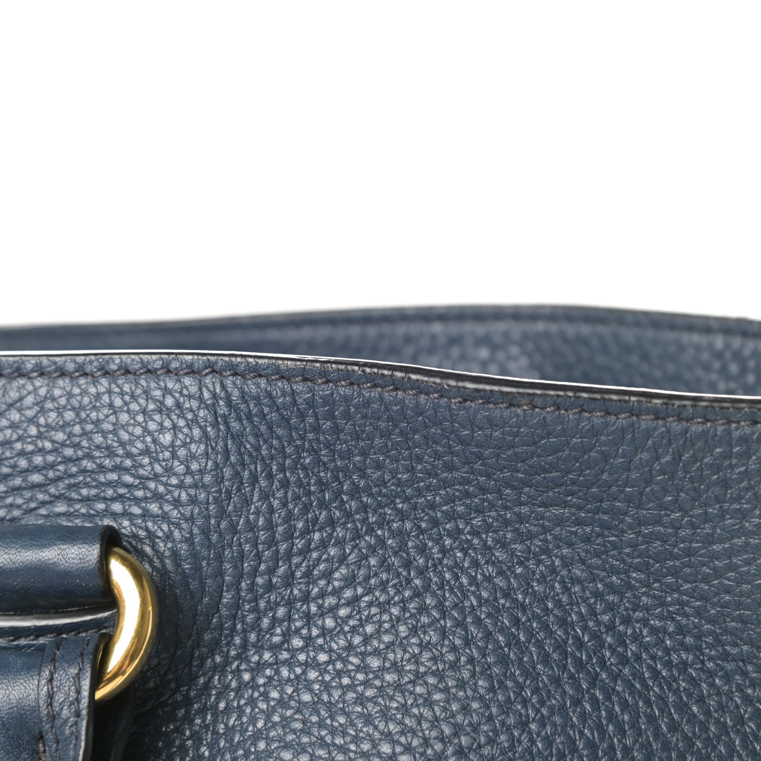 Prada Vitello Daino Shopping Tote Inchiostro 17 of 18