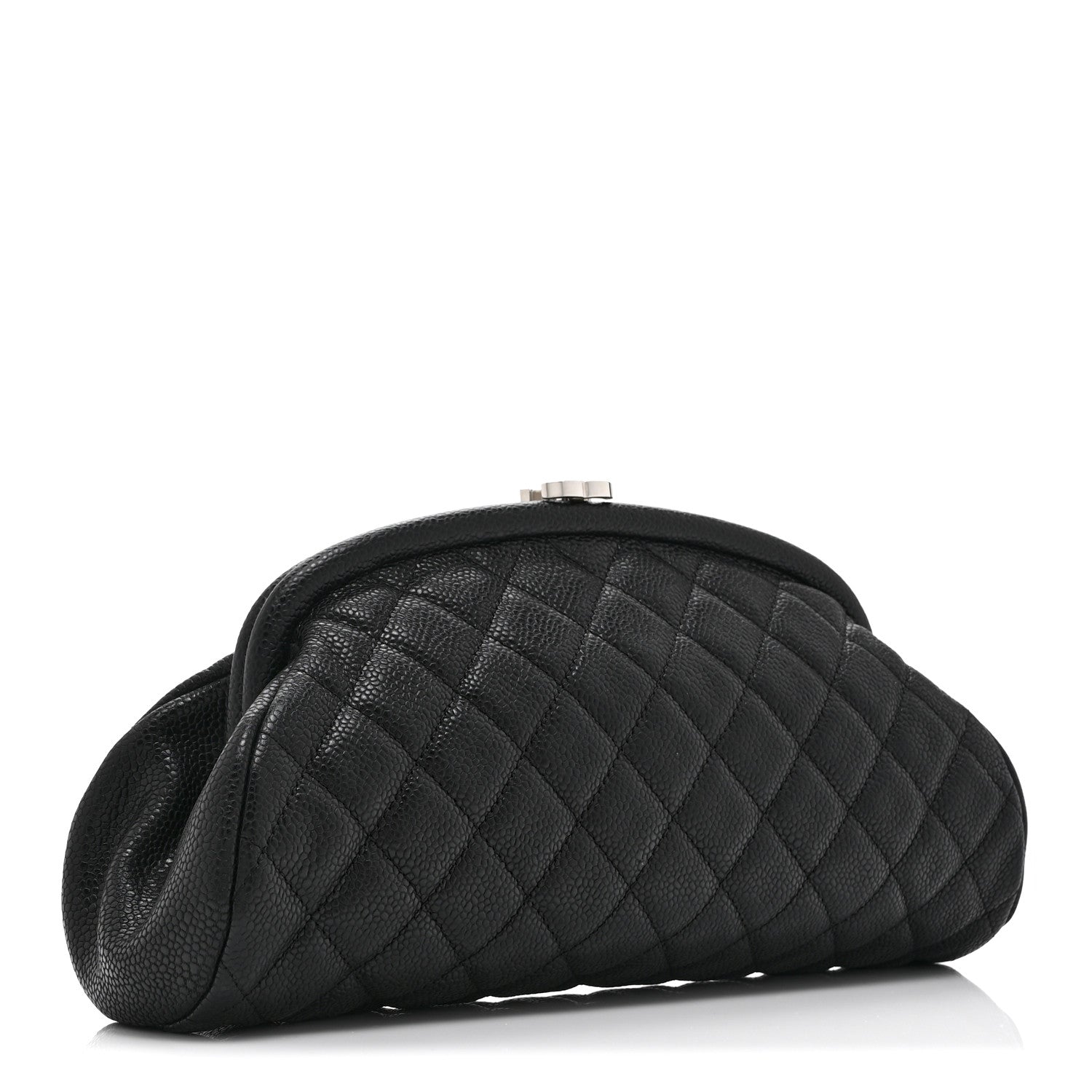 Chanel Caviar Quilted Timeless Clutch Black 3 of 10