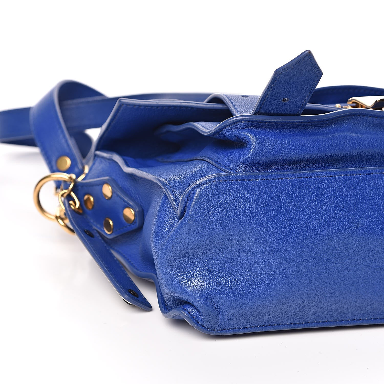 Proenza Schouler Lambskin Tiny PS1 Satchel Royal Blue 8 of 10