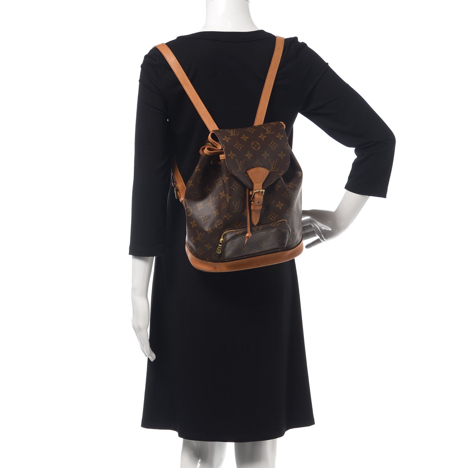 Louis Vuitton Monogram Montsouris MM Backpack 2 of 13