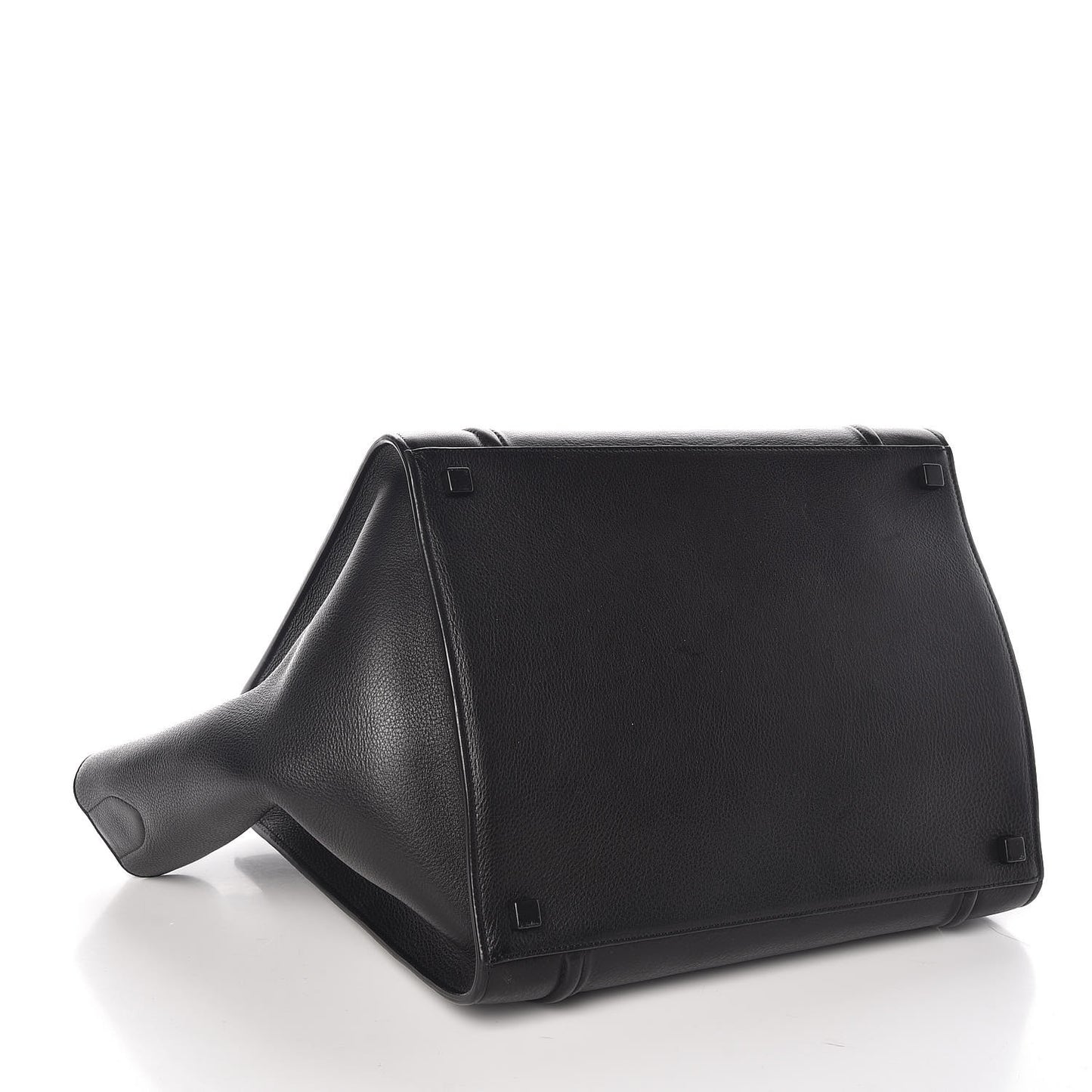 Supple Calfskin Medium Phantom Luggage Black