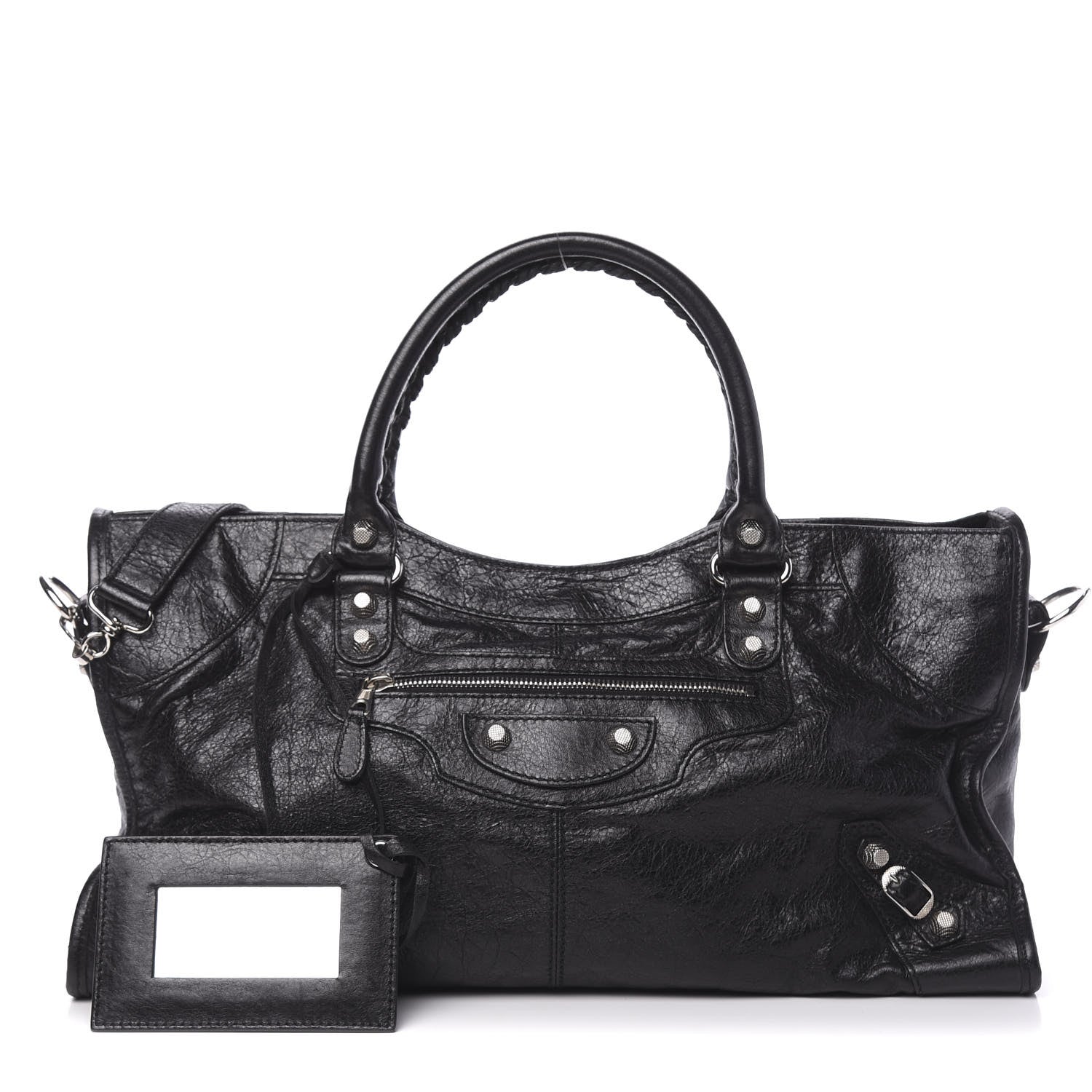 Balenciaga Agneau Giant 12 Silver Hardware Part Time Black 1 of 14