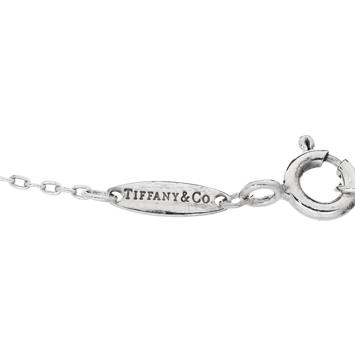 Tiffany Sterling Silver Diamond .03ct Elsa Peretti Diamonds by the Yard Bracelet 4 of 4