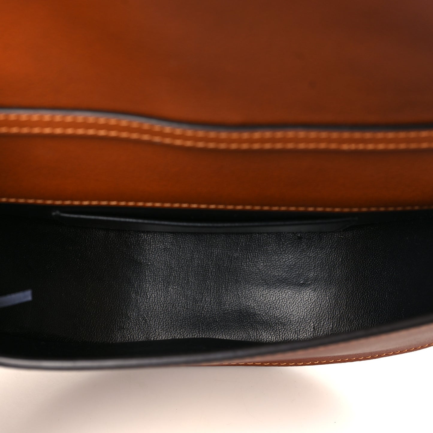 Calfskin Small Nile Bracelet Minaudiere Bag Caramel