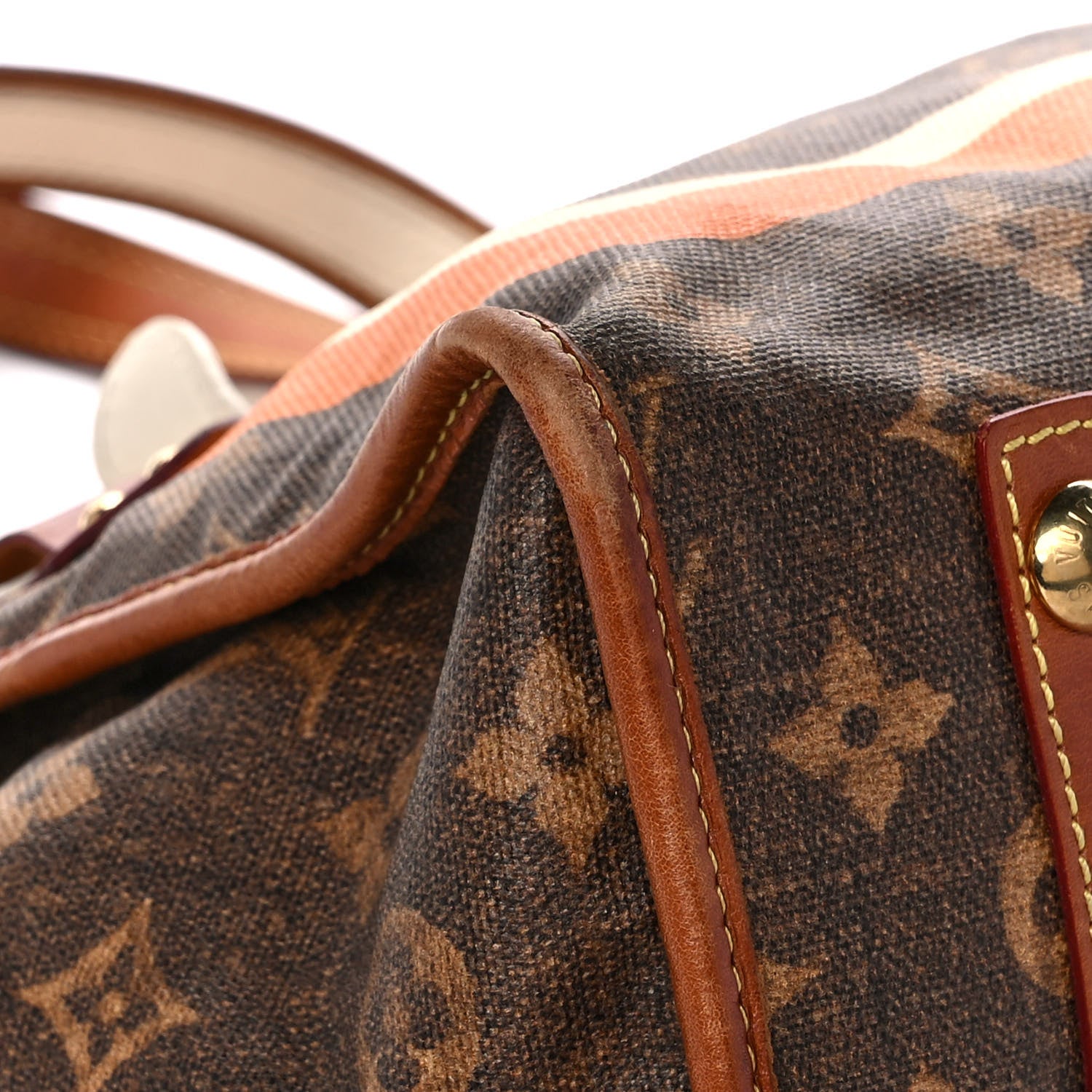 Louis Vuitton Monogram Rayures Tisse Sac PM 7 of 20