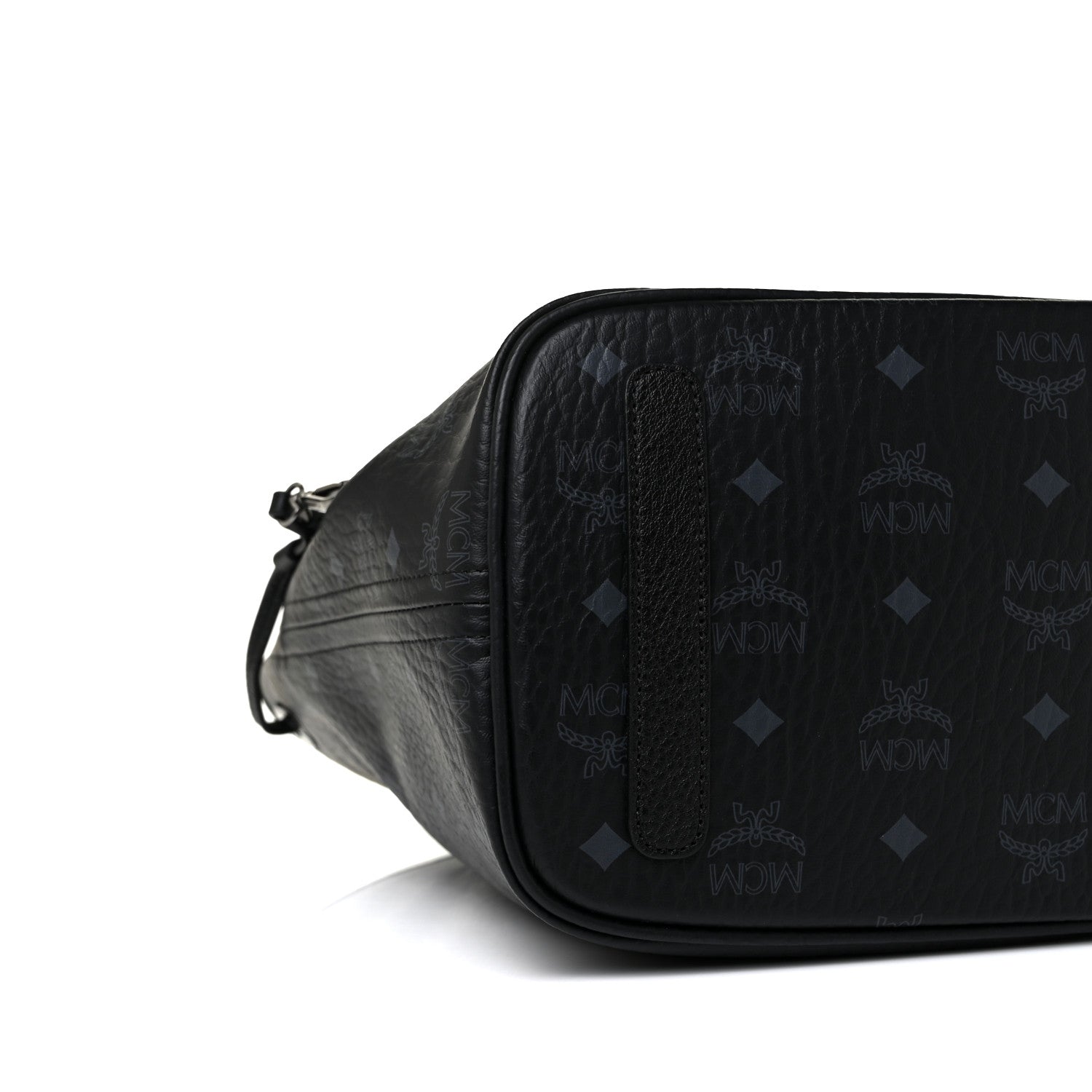 MCM Visetos Medium Liz Reversible Shopper Tote Black 6 of 7