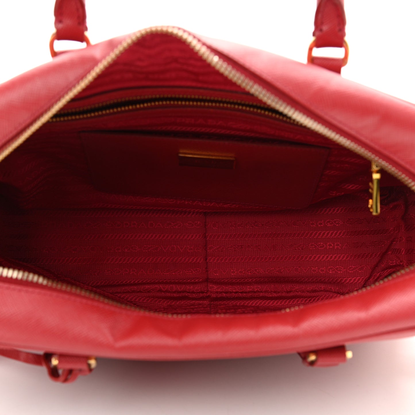 Saffiano Lux Bowler Fuoco