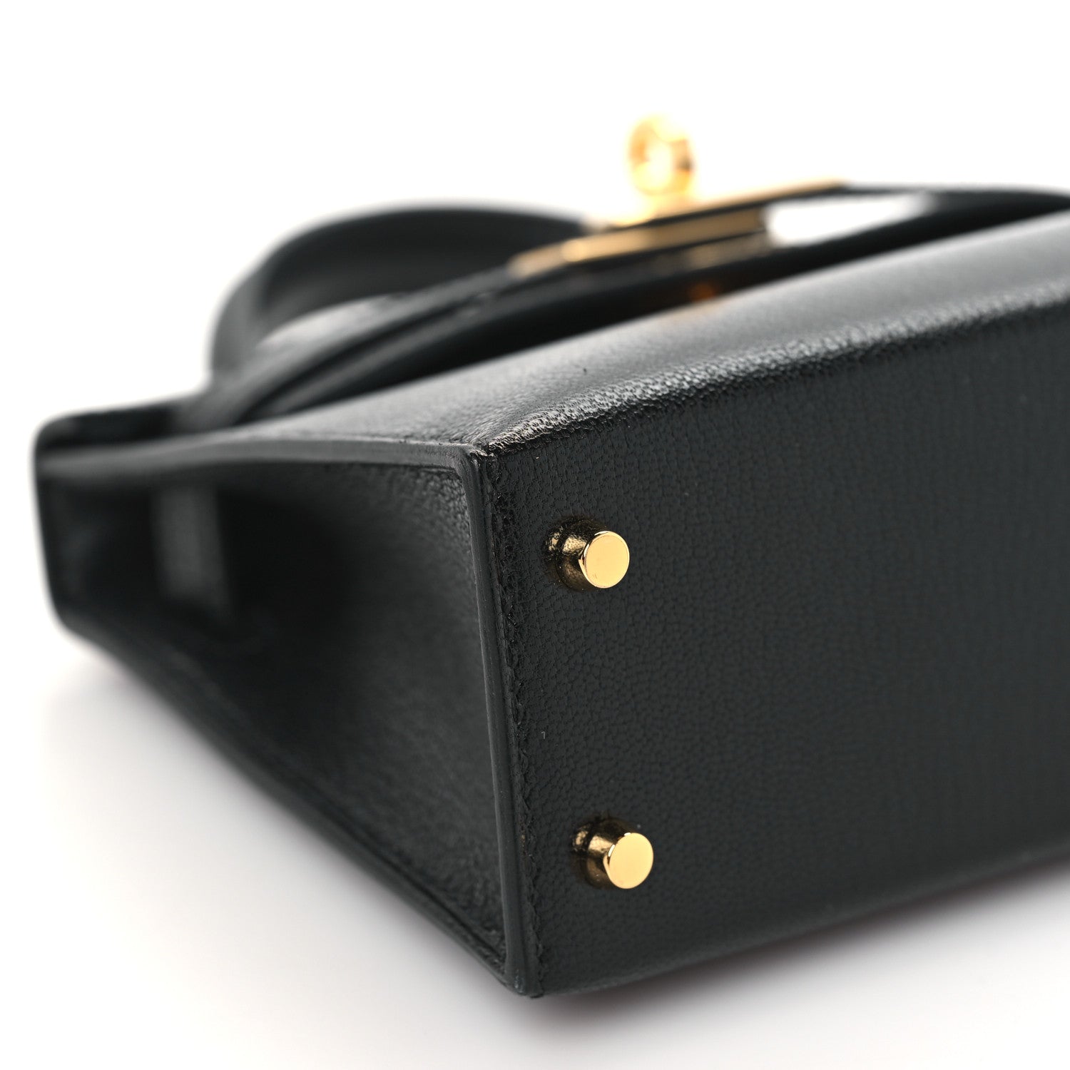 Hermes Chevre Chamkila Mini Kelly Sellier 20 Black 9 of 11