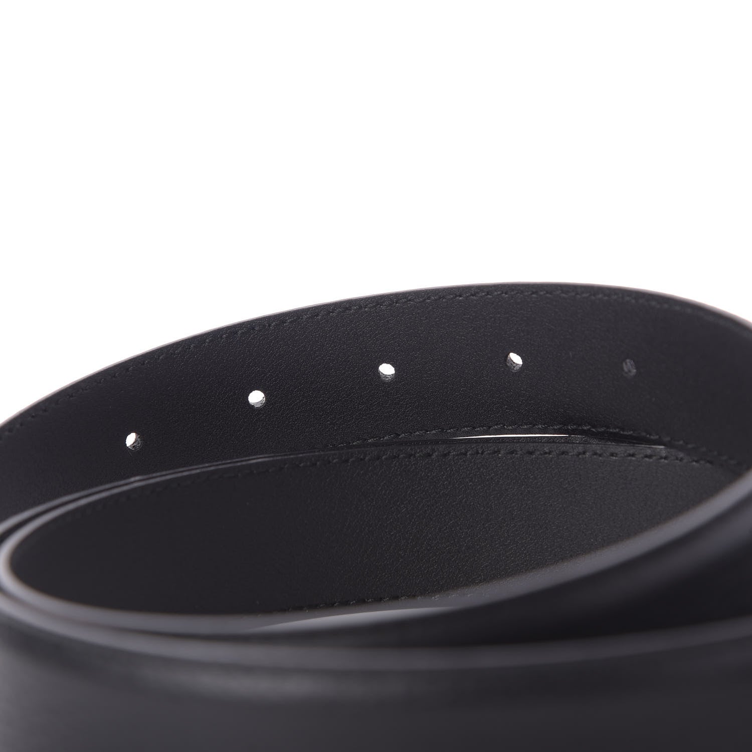 Gucci Calfskin Mens Interlocking G Belt 115 46 Black 5 of 7