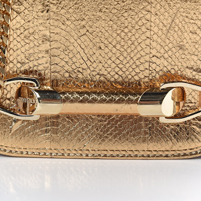 Jimmy Choo Metallic Elaphe Zadie Crossbody Bag Gold 7 of 11