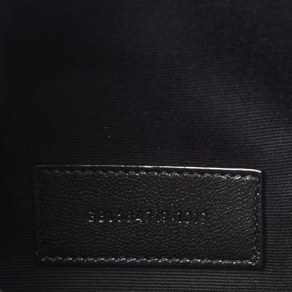 Saint Laurent Grain De Poudre Chevron Monogram Large Bill Pouch Cork 9 of 10