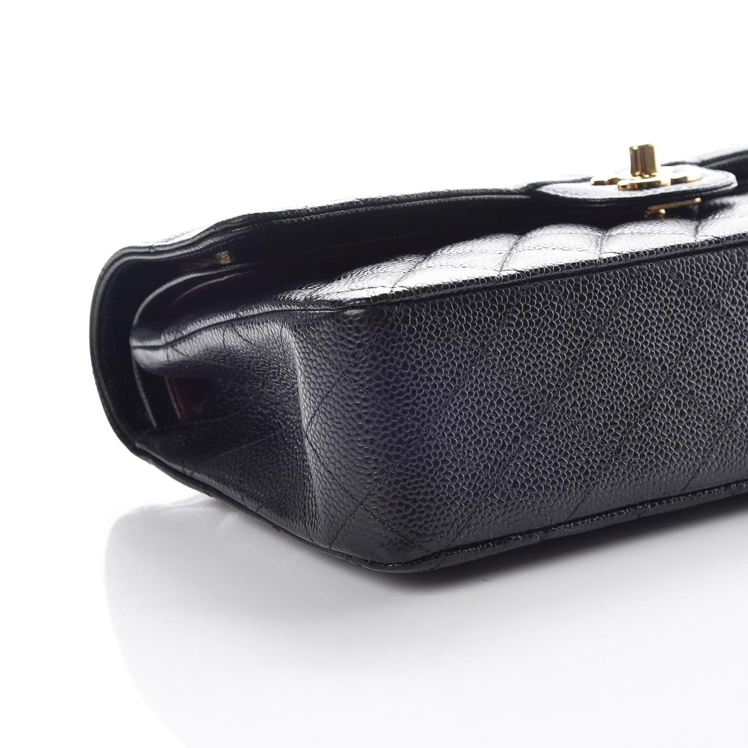 Chanel Caviar Quilted Medium Double Flap Black 5 of 11