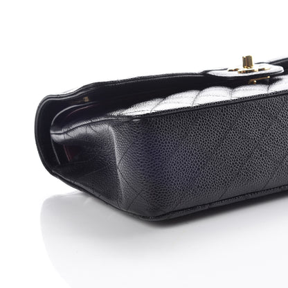 Chanel Caviar Quilted Medium Double Flap Black 5 of 11