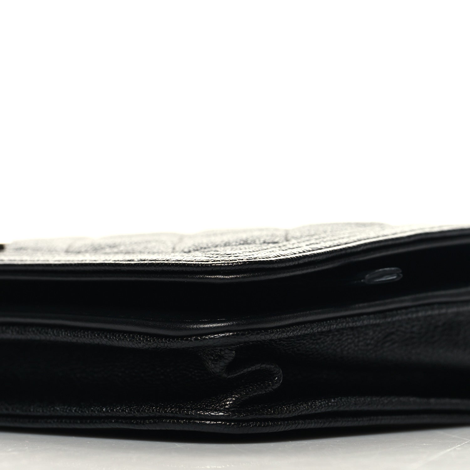 Chanel Caviar Quilted Boy Wallet On Chain WOC Black 11 of 13