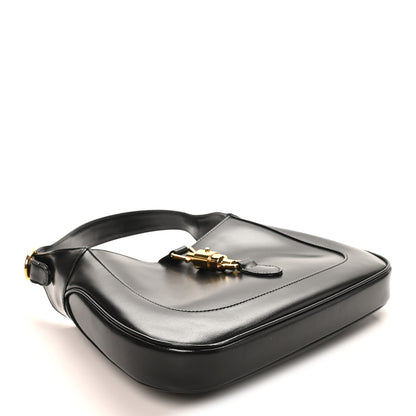 Gucci Boarded Dyana Lux Calfskin Small Jackie 1961 Hobo Black 4 of 10