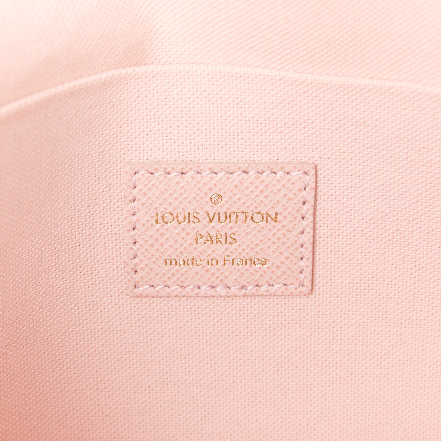 Louis Vuitton Damier Azur Pochette Felicie Chain Wallet Rose Ballerine 7 of 16