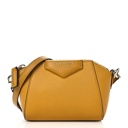 Givenchy Sugar Goatskin Nano Antigona Dark Yellow 1 of 10