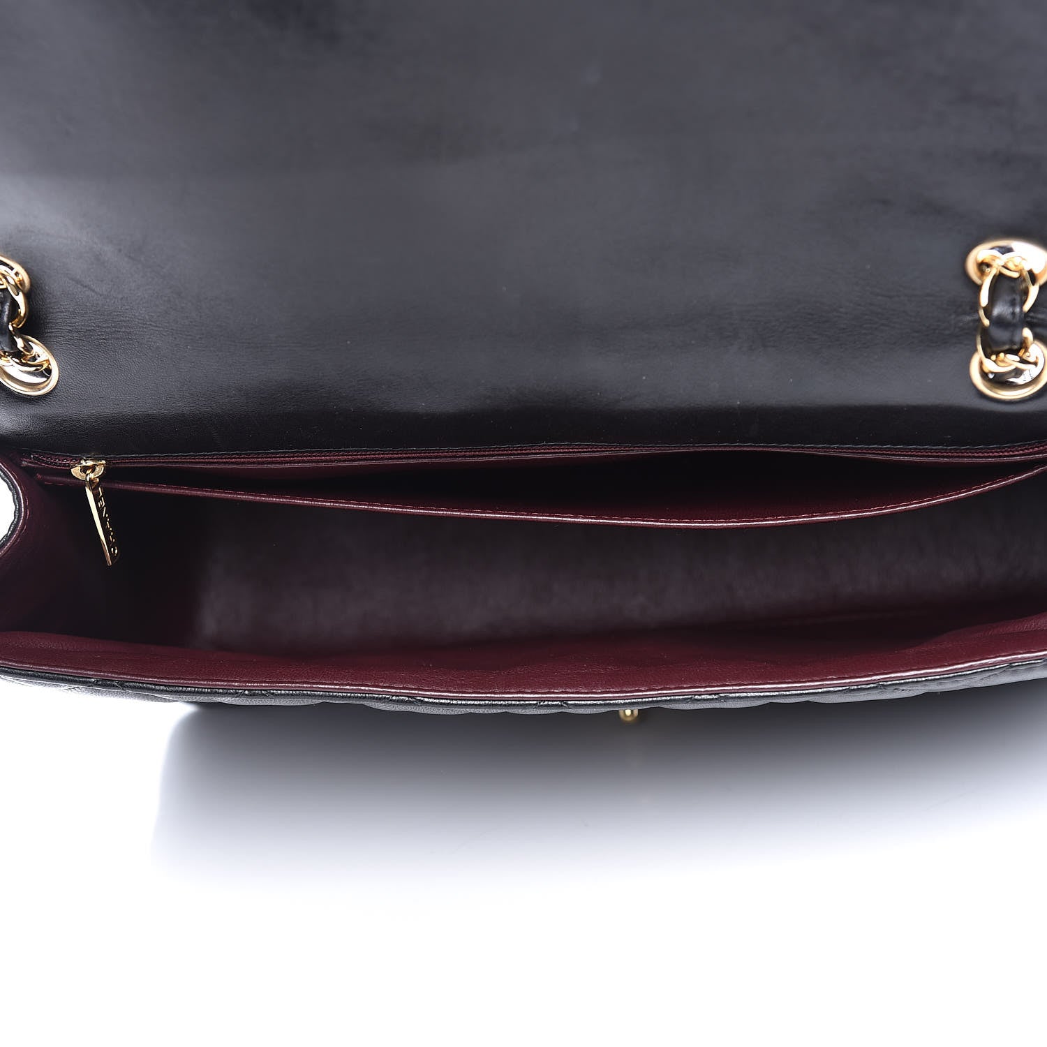 Chanel Lambskin Quilted Maxi Single Flap Black 6 of 14