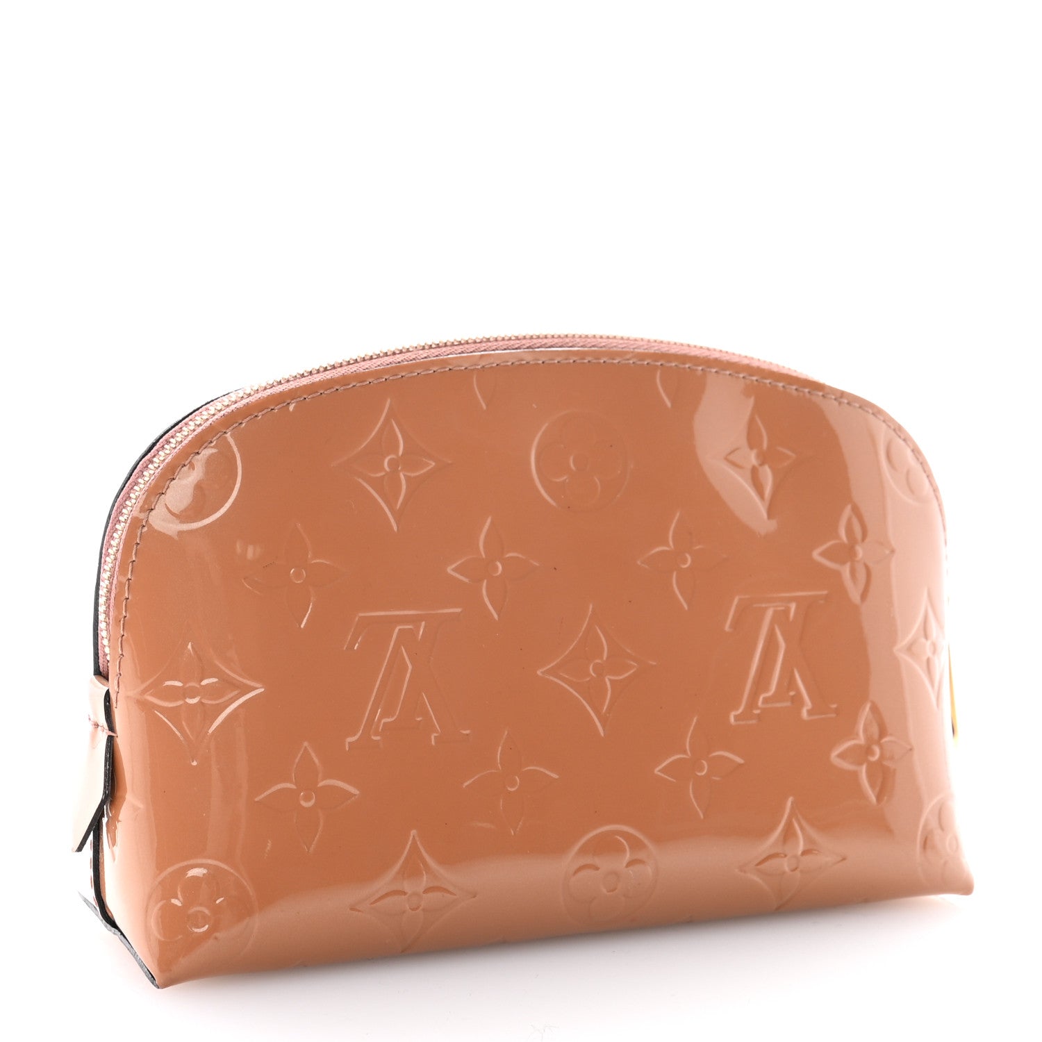 Louis Vuitton Vernis Cosmetic Pouch Rose Velours 3 of 9