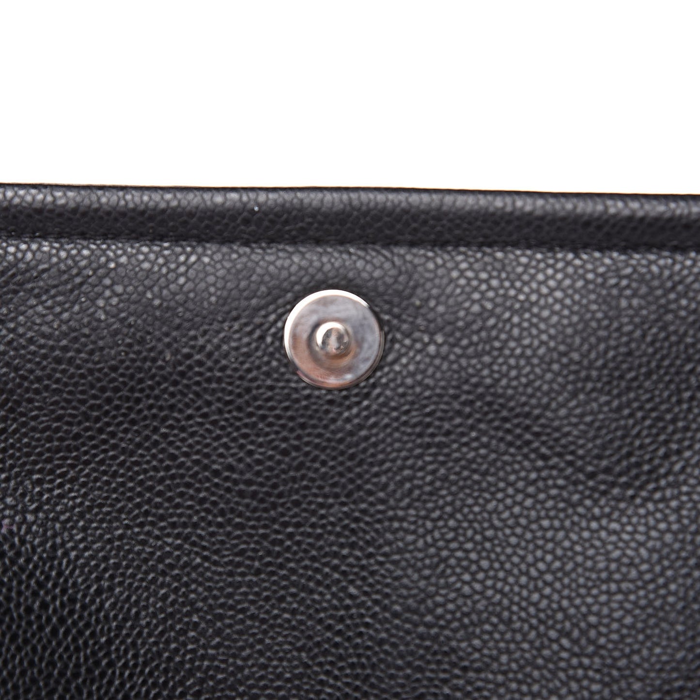 Caviar Large Timeless CC Flap Black