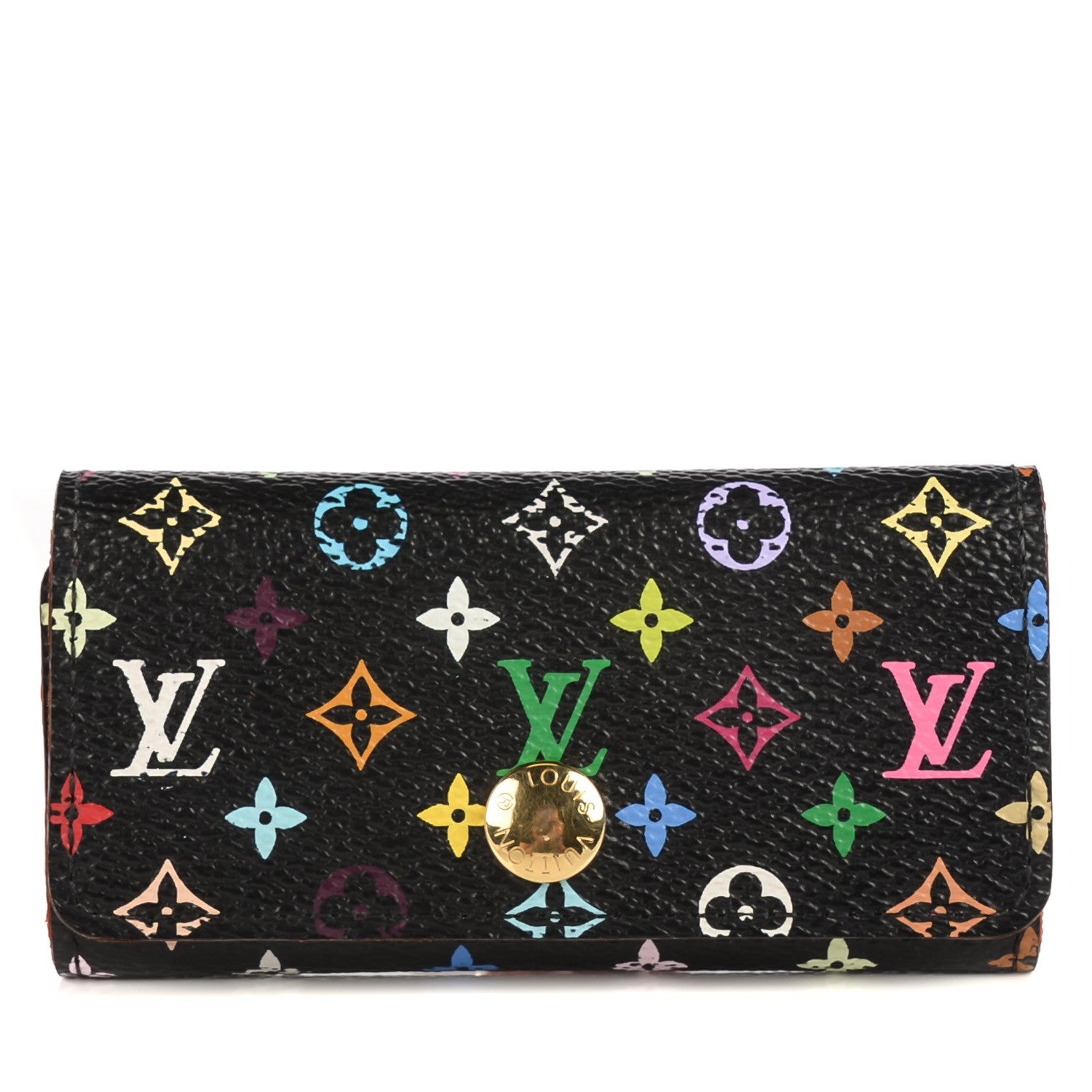 Louis Vuitton Monogram Multicolor Multicles 4 Key Holder Black Grenade 1 of 7