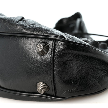 Balenciaga Agneau Arena Monochrome Small Le Cagole Shoulder Bag Black 11 of 12