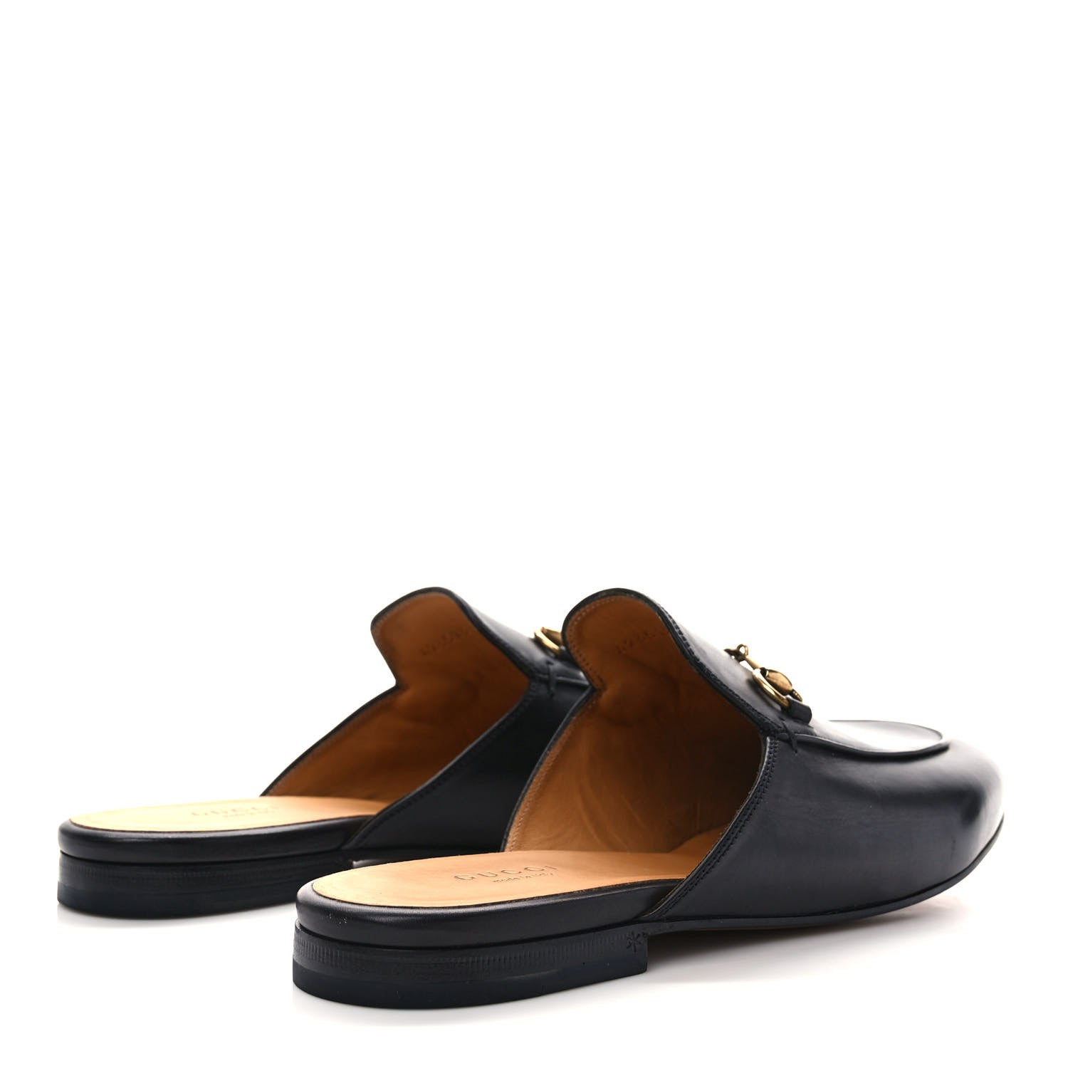 Gucci Calfskin Womens Princetown Slippers 40 Black 4 of 8