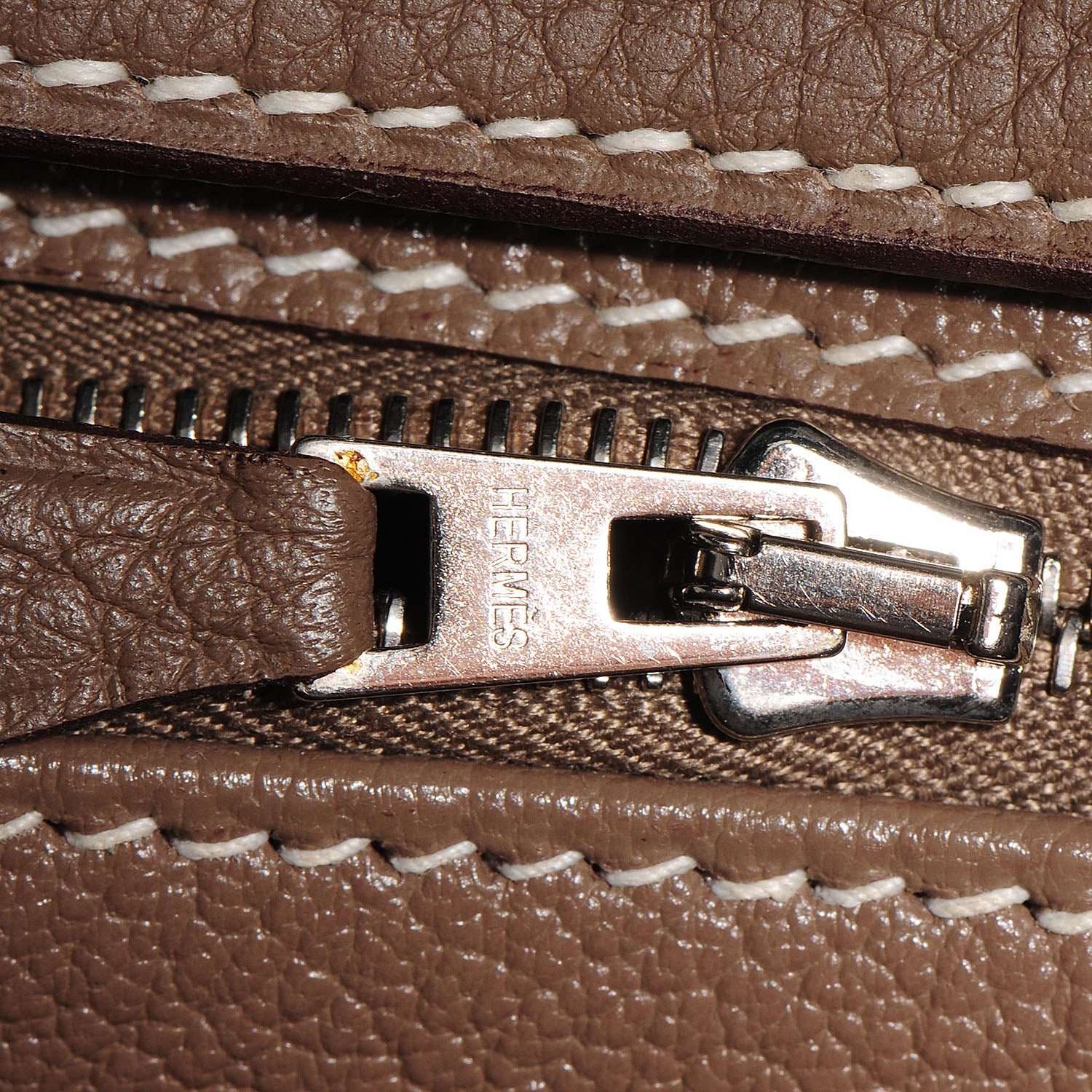 Hermes Taurillon Clemence Birkin 35 Etoupe 20 of 25