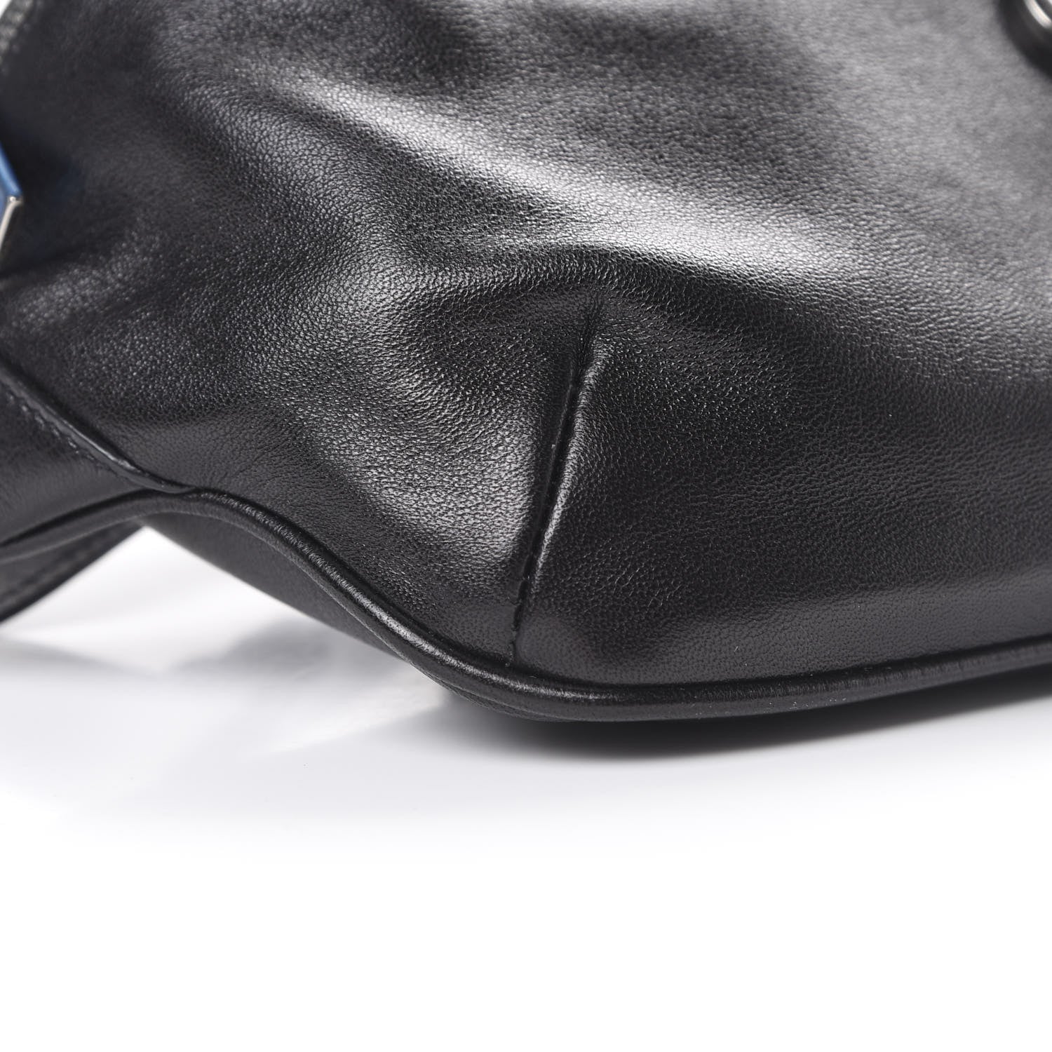 Saint Laurent Calfskin Monogram Belt Bag Black 8 of 11