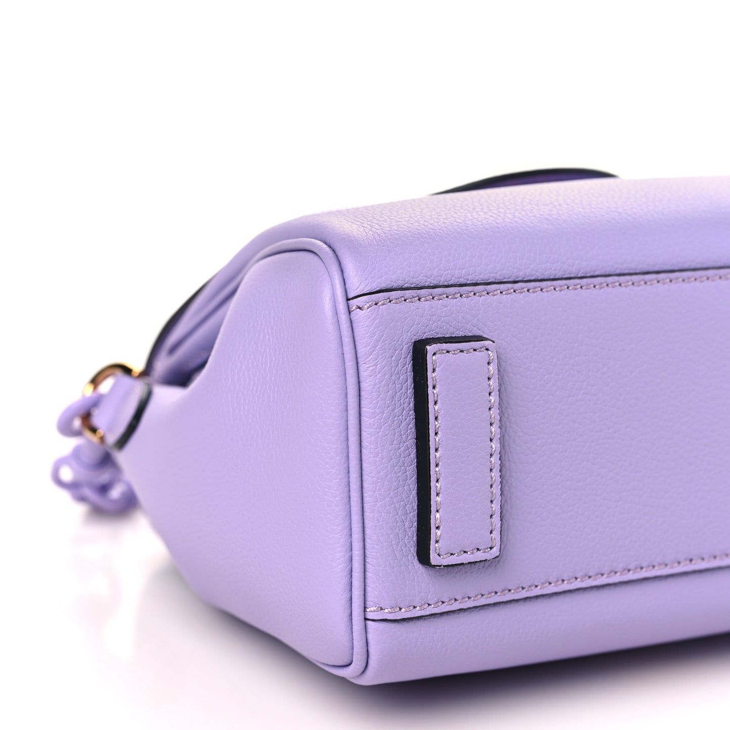 Calfskin Medusa Small Top Handle Handbag Lilac