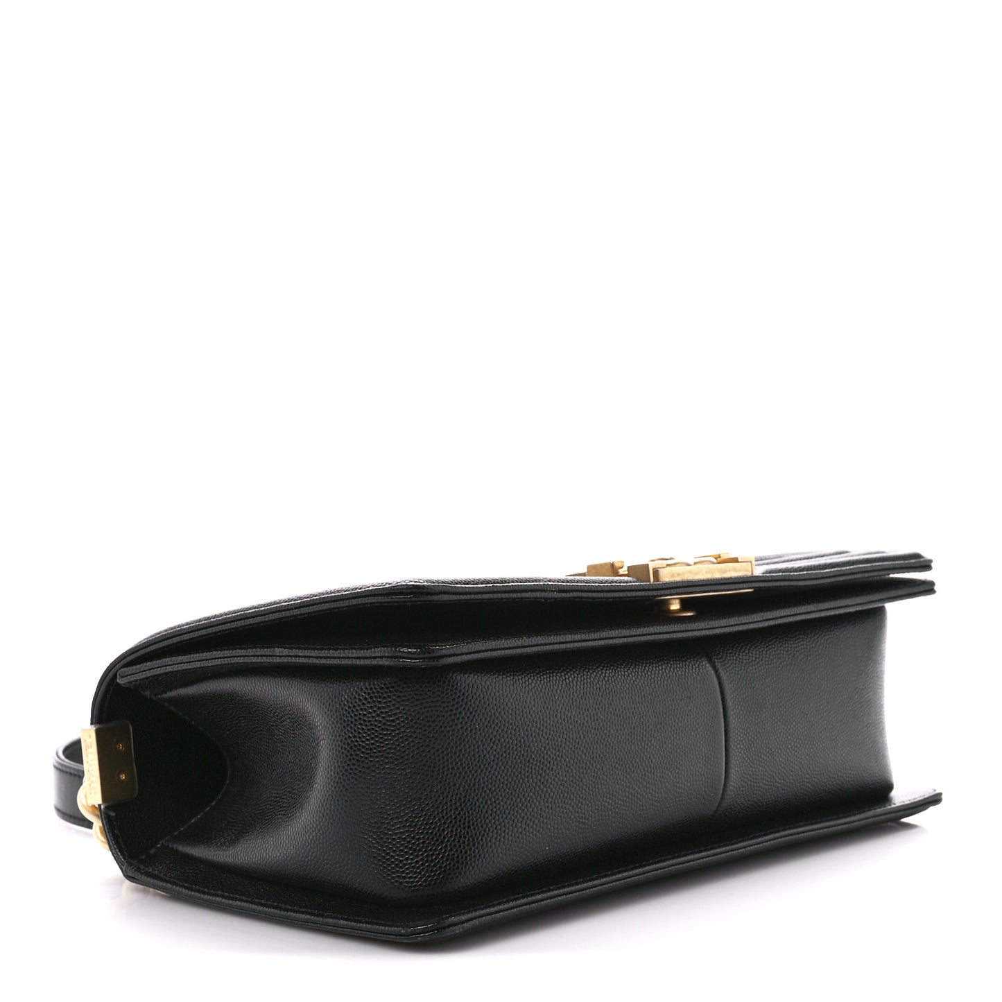 Caviar Quilted Medium Boy Flap Black