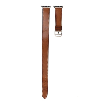 Hermes Barenia 40mm Apple Watch Double Tour Band Fauve 1 of 14