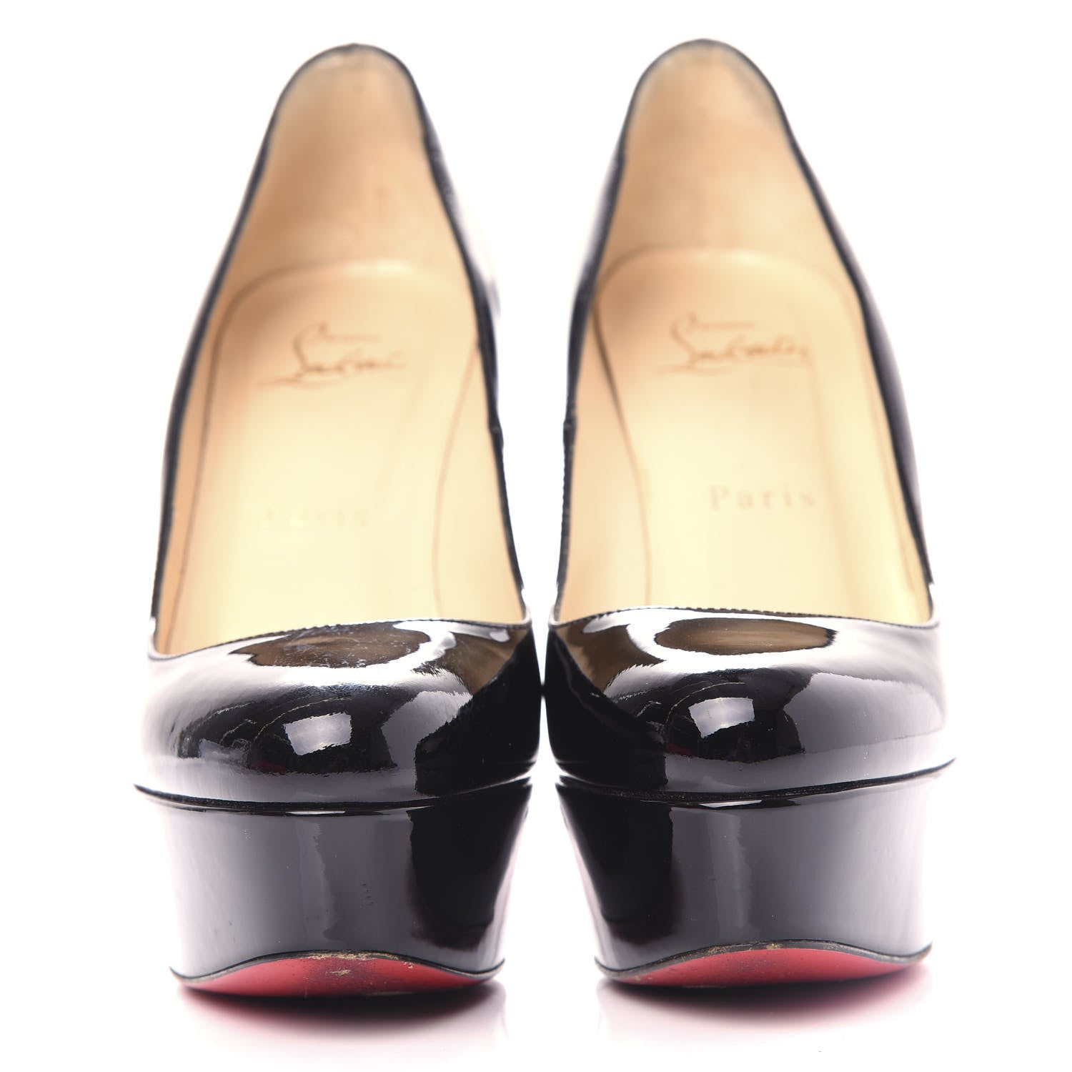 Christian Louboutin Patent Bianca 120 Pumps 35 Black 2 of 9