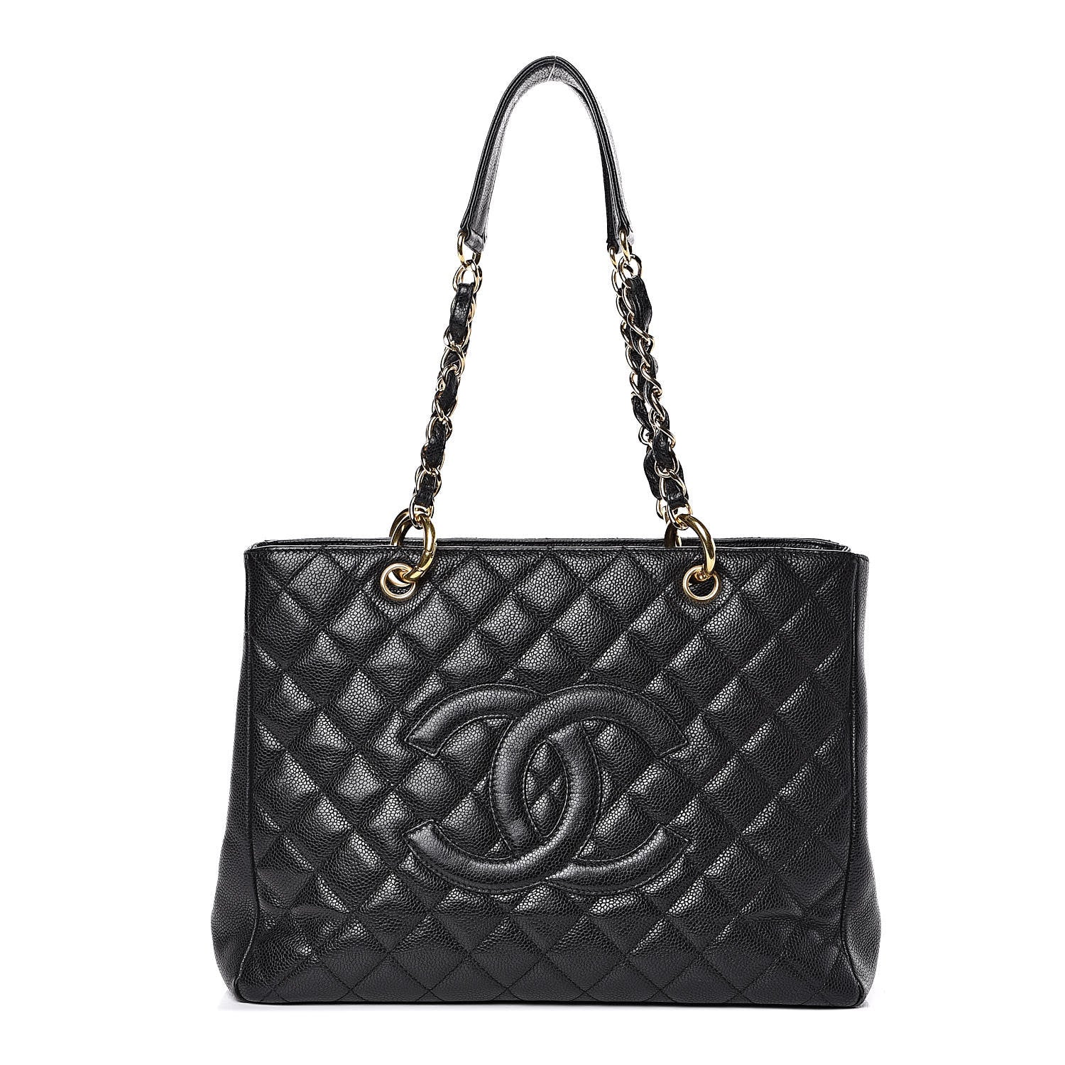 Chanel Caviar Quilted Grand Shopping Tote GST Black 1 of 11