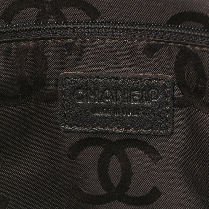 Chanel Calfskin Contrast Stitch Surpique Bowler Brown 6 of 9