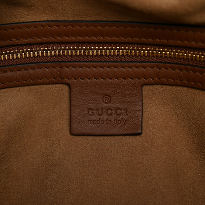 Gucci GG Supreme Monogram Large Linea A Hobo Light Brown 6 of 10