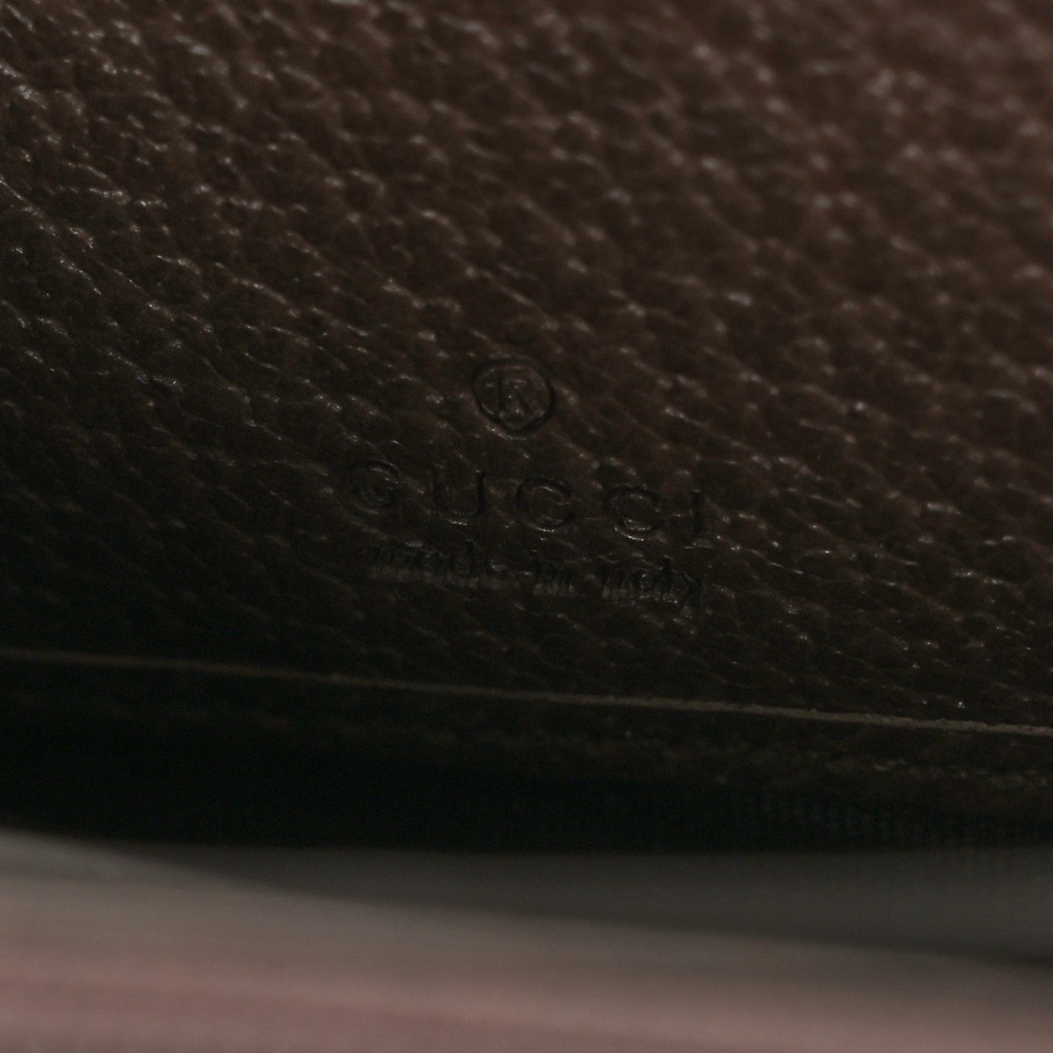 Gucci GG Supreme Monogram Web Ophidia Zip Around Wallet Brown 7 of 7