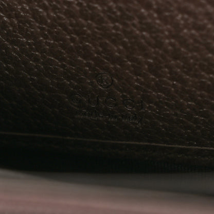 Gucci GG Supreme Monogram Web Ophidia Zip Around Wallet Brown 7 of 7