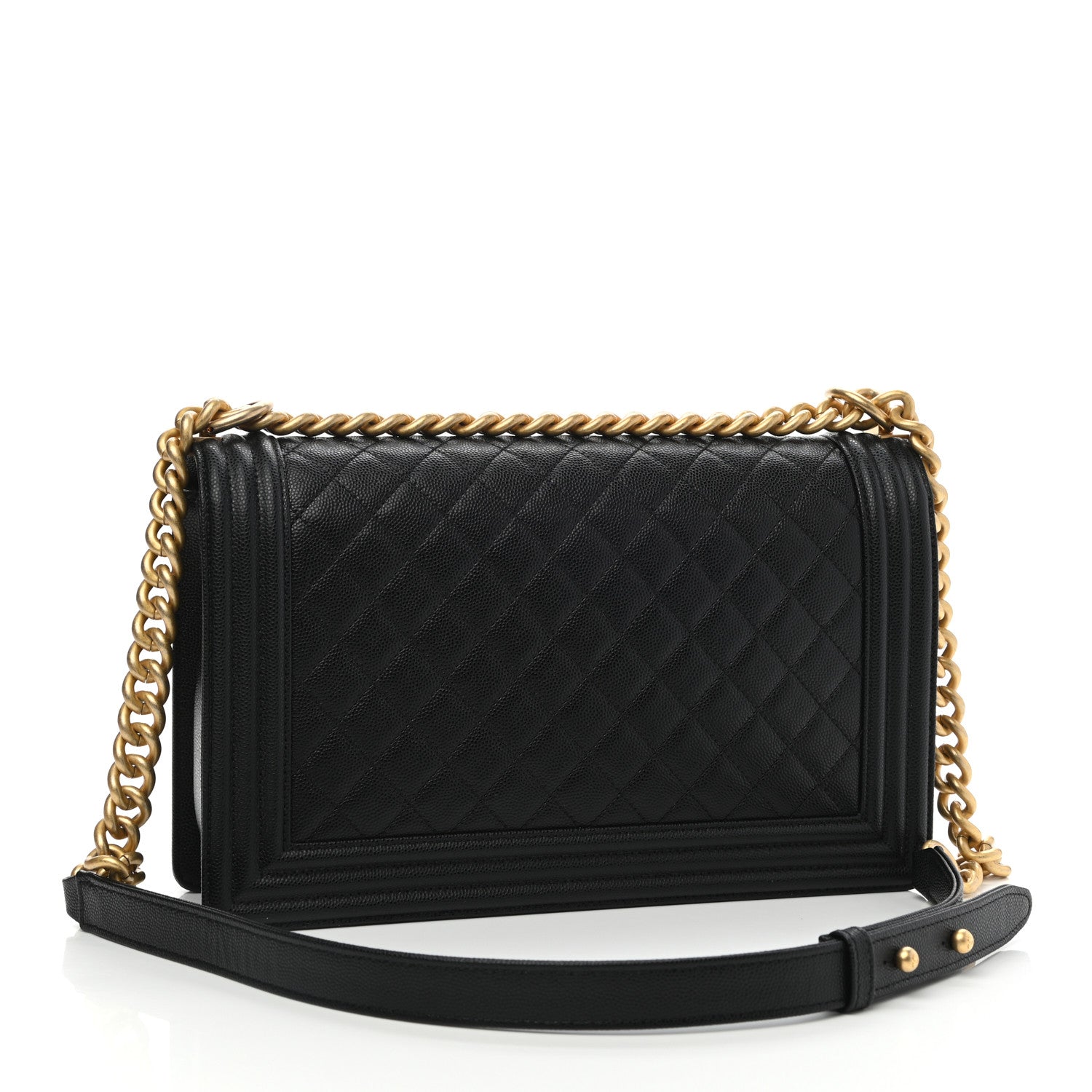 Chanel Caviar Quilted New Medium Boy Flap Black 3 of 9