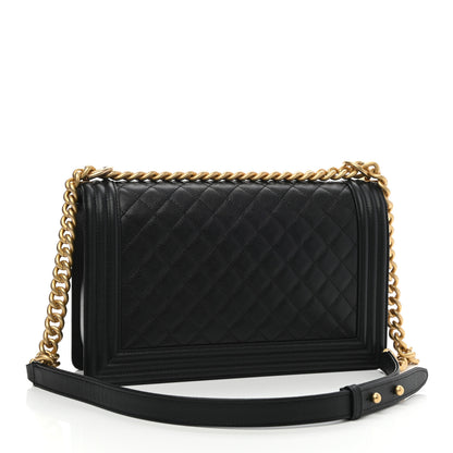 Chanel Caviar Quilted New Medium Boy Flap Black 3 of 9