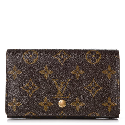 Louis Vuitton Monogram Porte-Monnaie Tresor Wallet 1 of 9