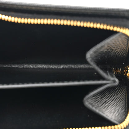 Prada Vitello Move Triangle Compact Wallet Black 7 of 8