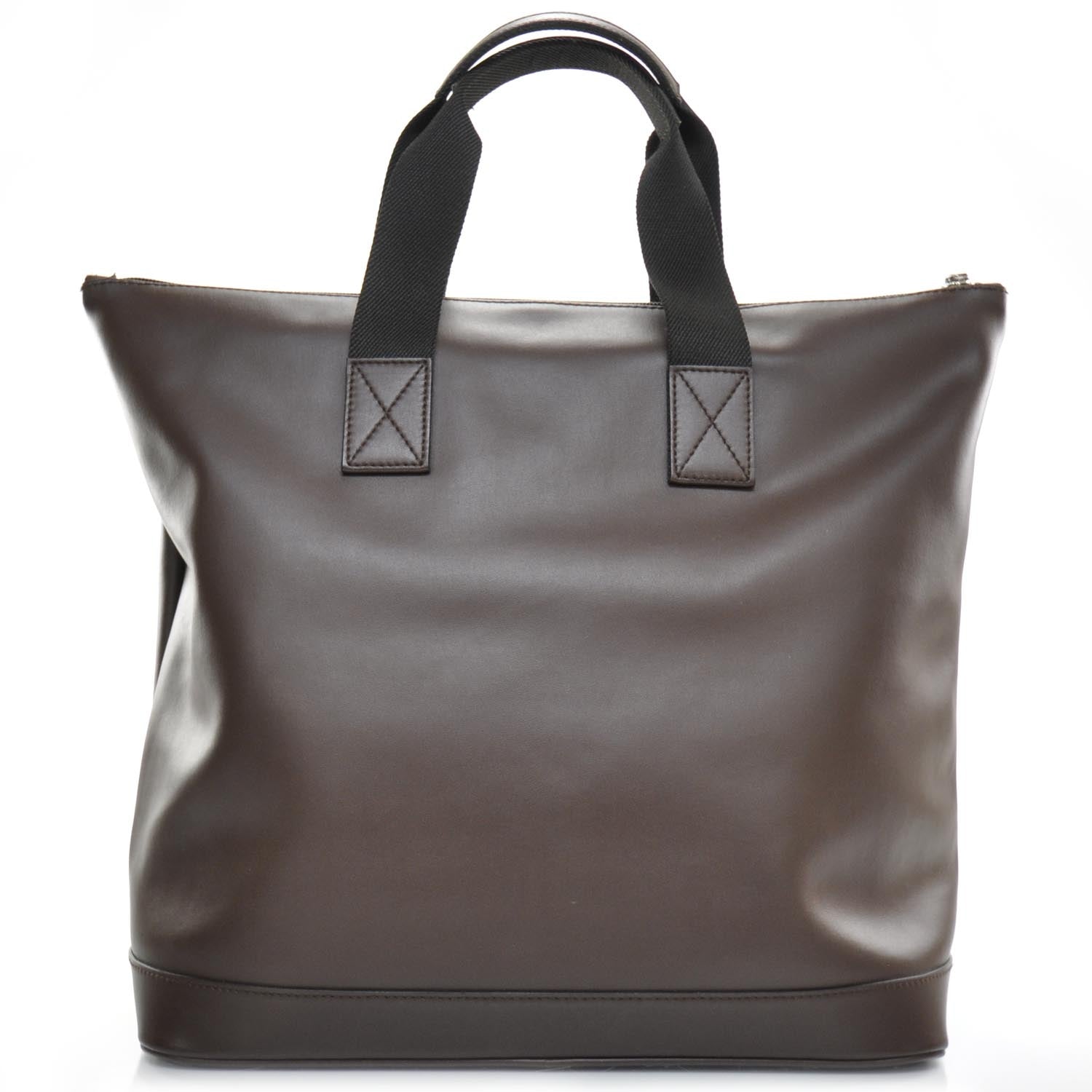 FASHIONPHILE SALVATOREFERRAGAMOHickoryCalfskinToteCaffe 4 of 8