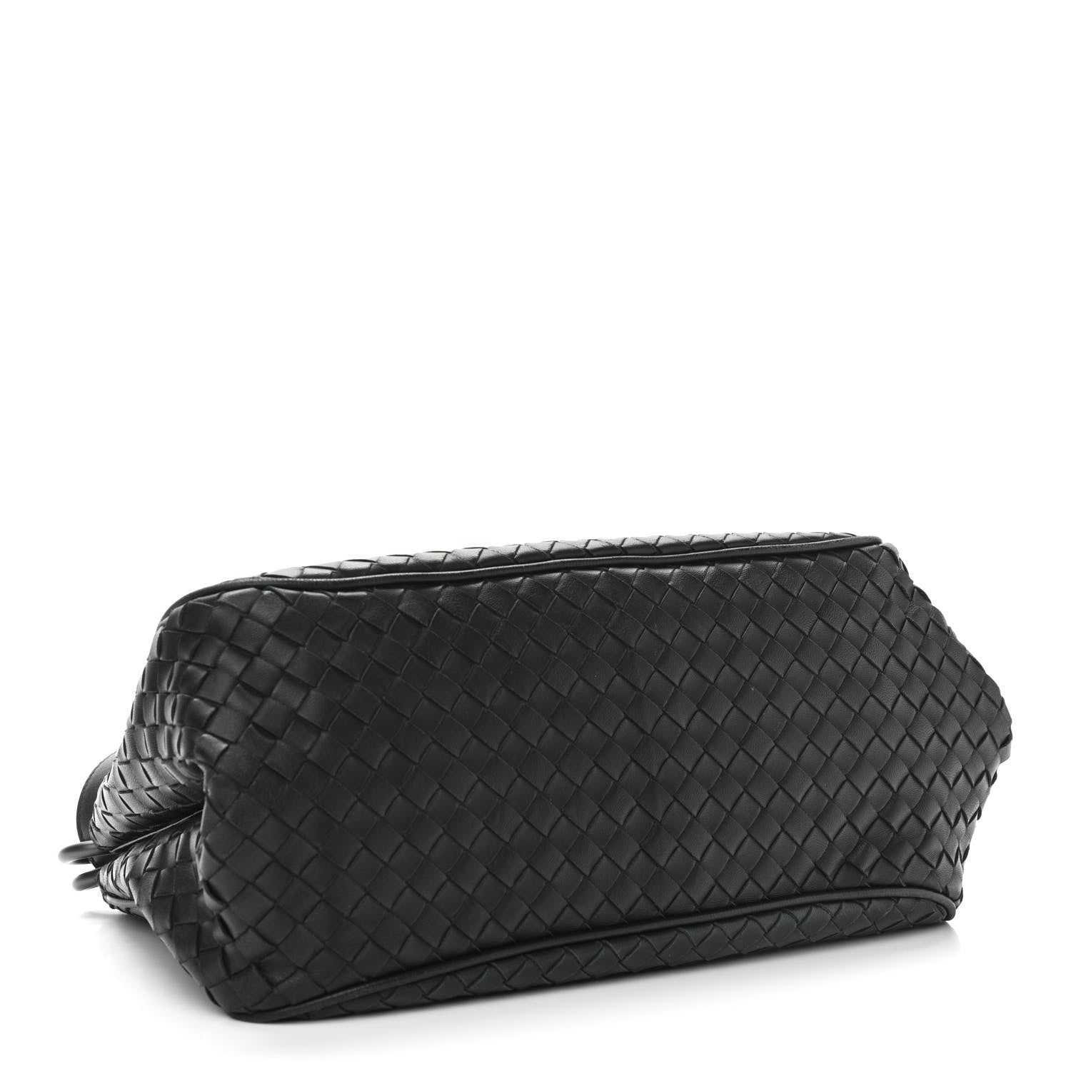Bottega Veneta Nappa Intrecciato Shoulder Bag Black 4 of 10