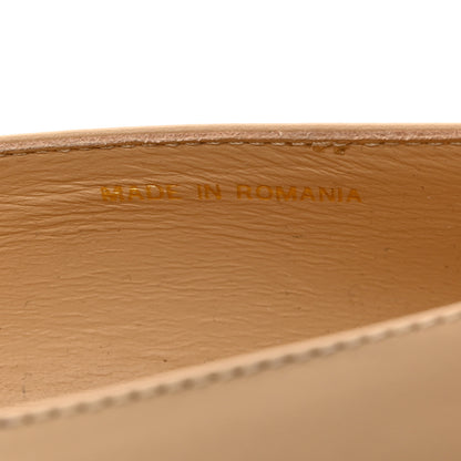 Chanel Lambskin Cap Toe CC Uniform Ballerina Flats 37.5 Beige Black 7 of 9