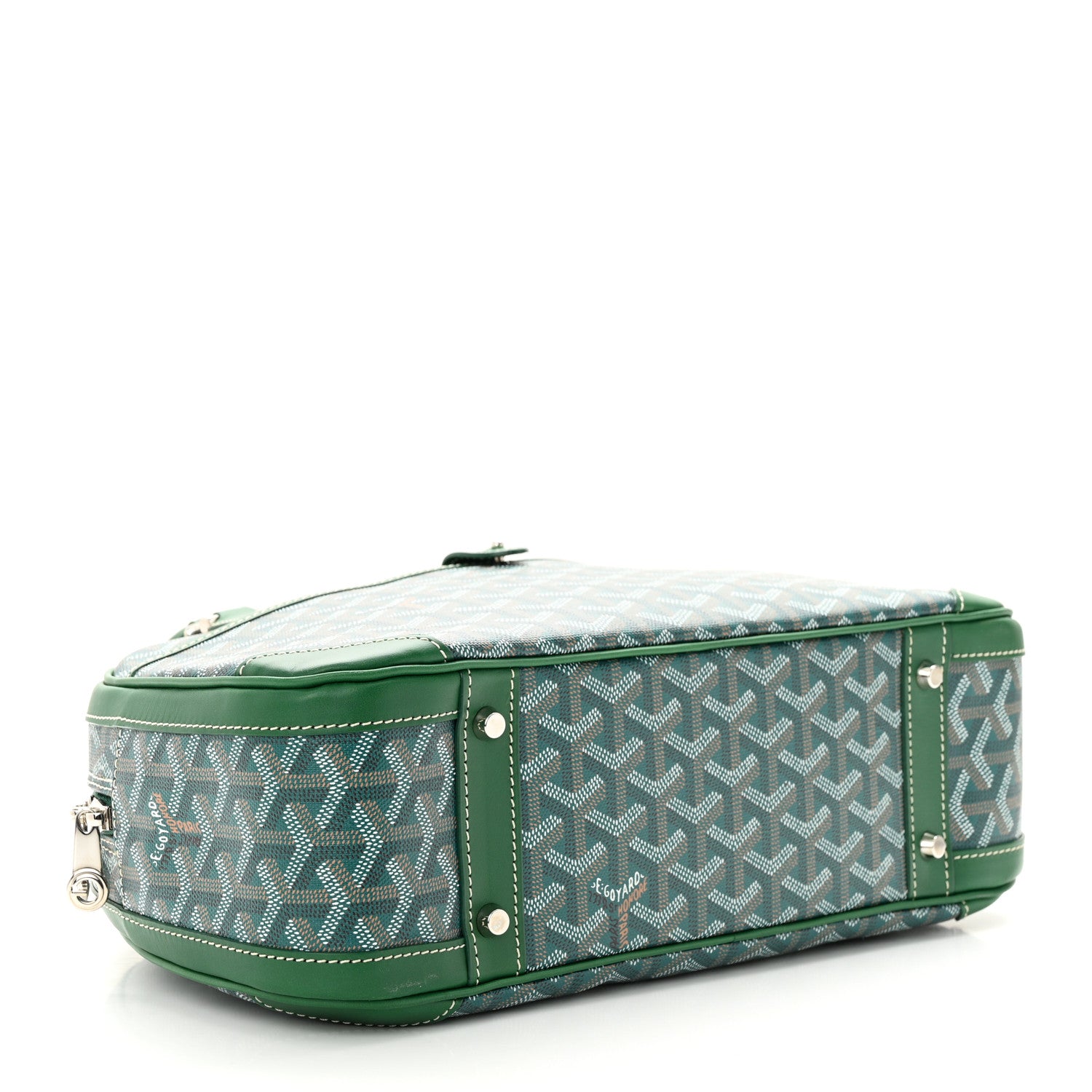 Goyard Goyardine Saint Jeanne MM Bowler Green 4 of 9